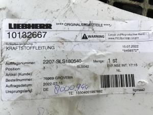 Liebherr Linea del carburante